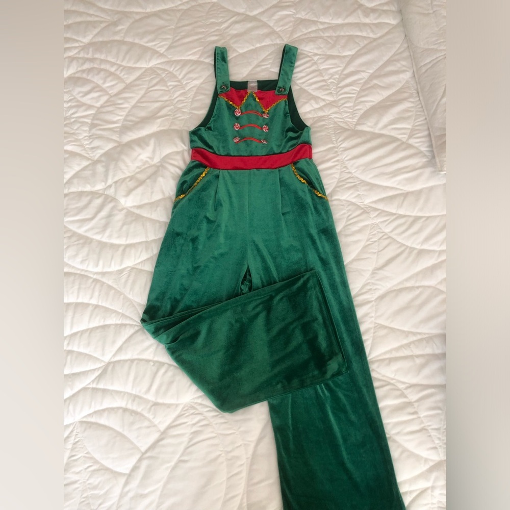 Christmas Elf overalls/jumpsuit